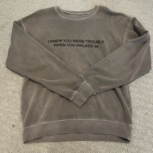 taylor swift crewneck